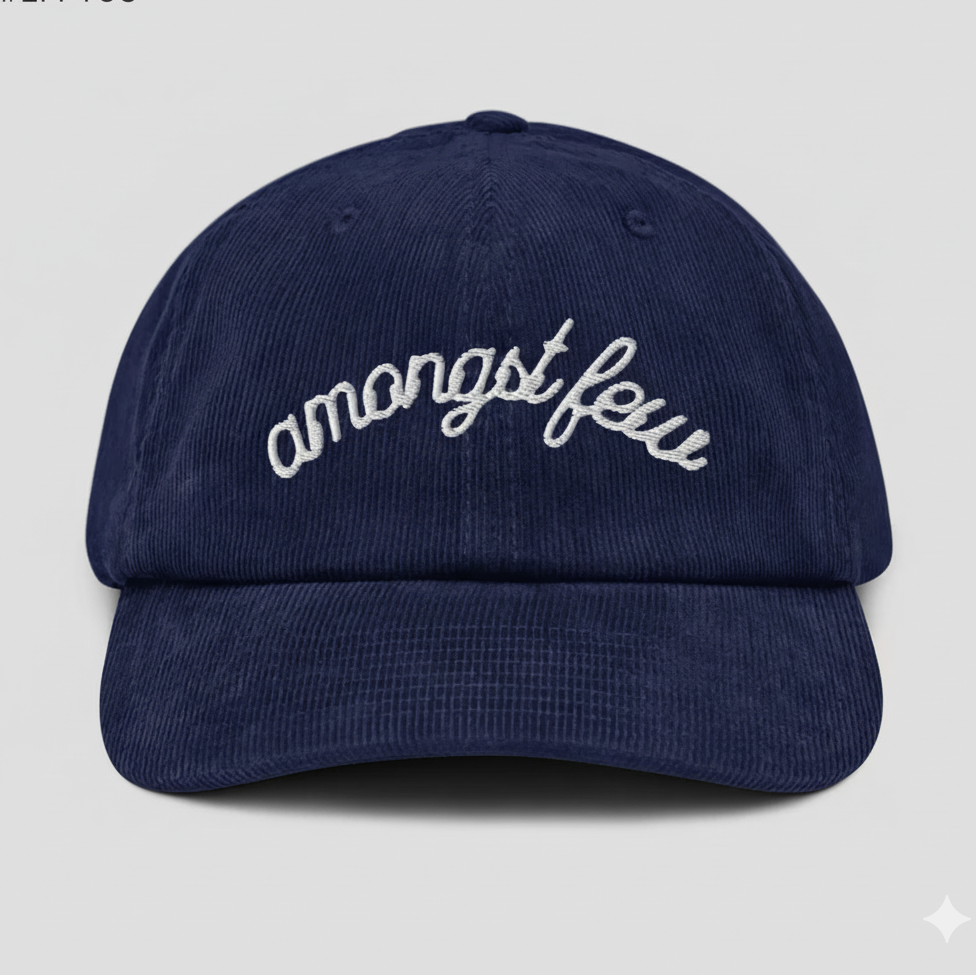 AMONGST FEW | CORDUROY CAP | BLUE