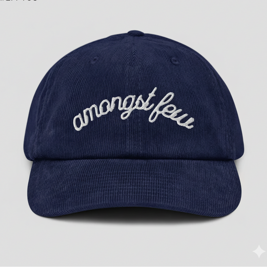 AMONGST FEW | CORDUROY CAP | BLUE
