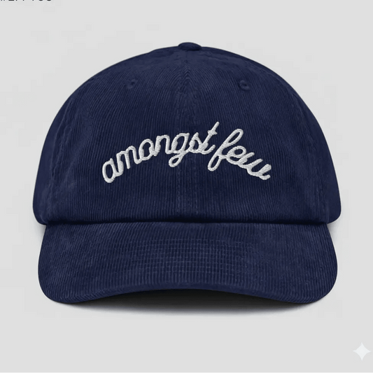 AMONGST FEW | CORDUROY CAP | BLUE - bland några få