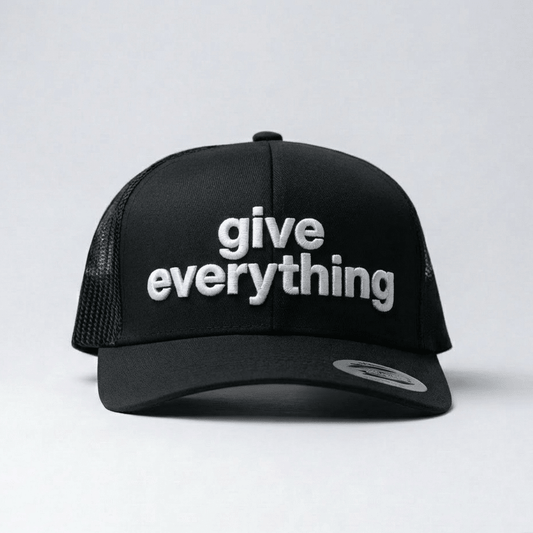 GIVE EVERYTHING | TRUCKER | HELVETICA - bland några få