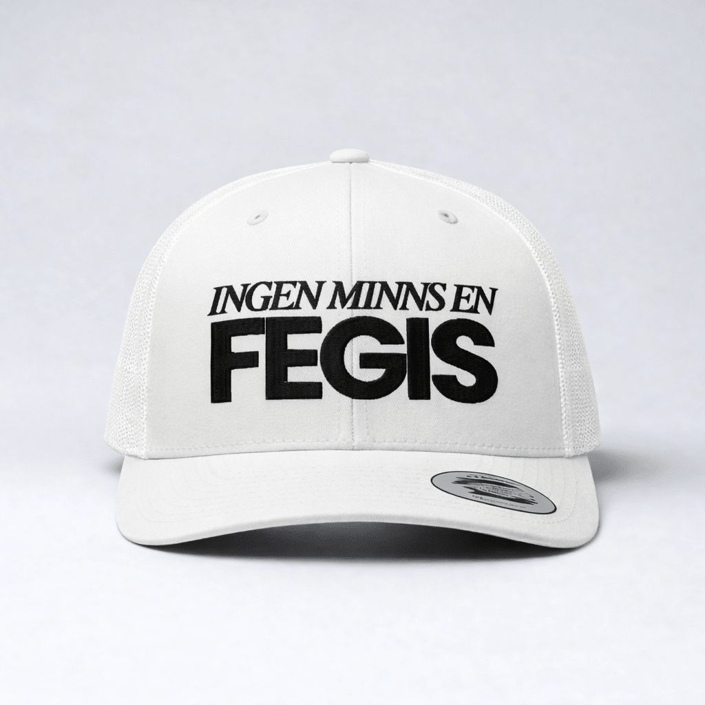 INGEN MINNS EN FEGIS | TRUCKER | VIT - bland några få