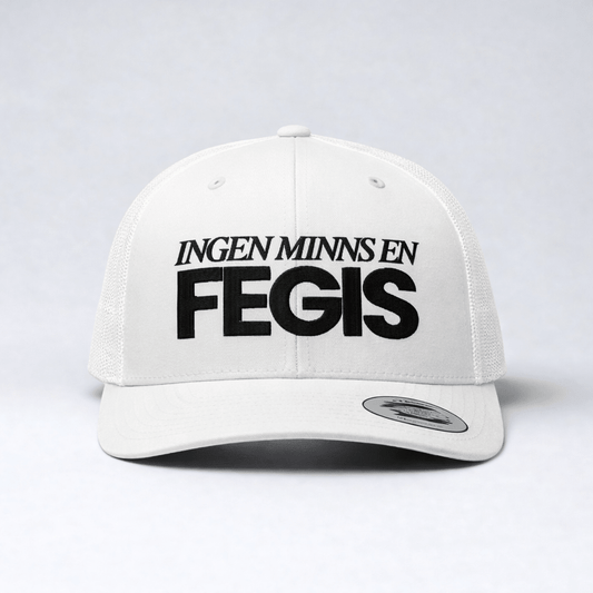 INGEN MINNS EN FEGIS | TRUCKER | VIT - bland några få